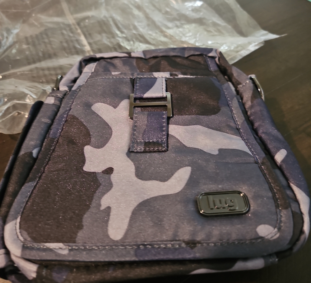 lug Men’s Blue Gray Camouflage Messenger Bag